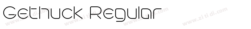 Gethuck Regular字体转换